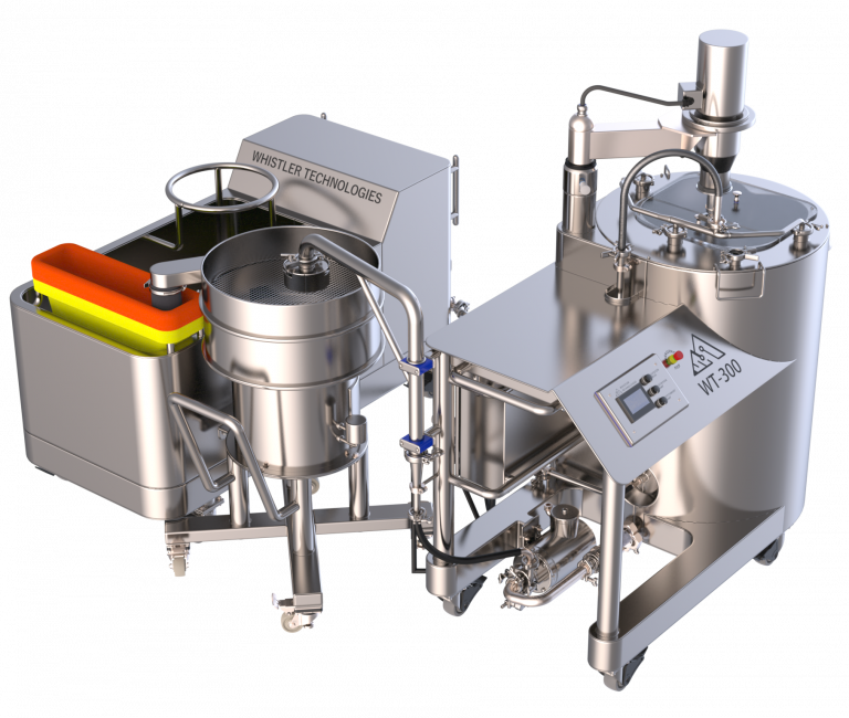 Render of WT-300 solventless extraction system